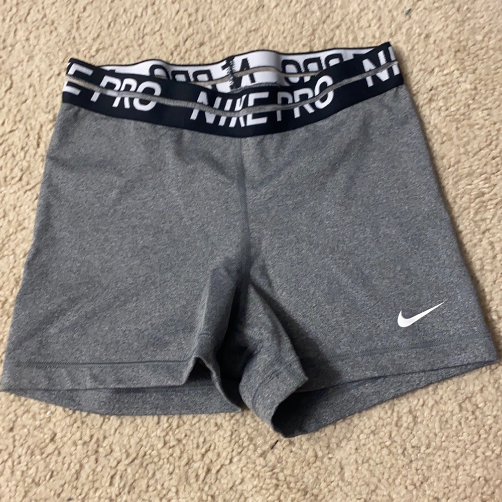 nike pro spandex shorts